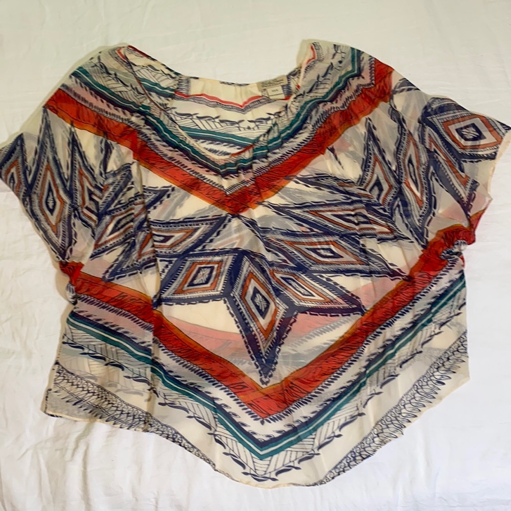 Lucky Brand sheer blouse